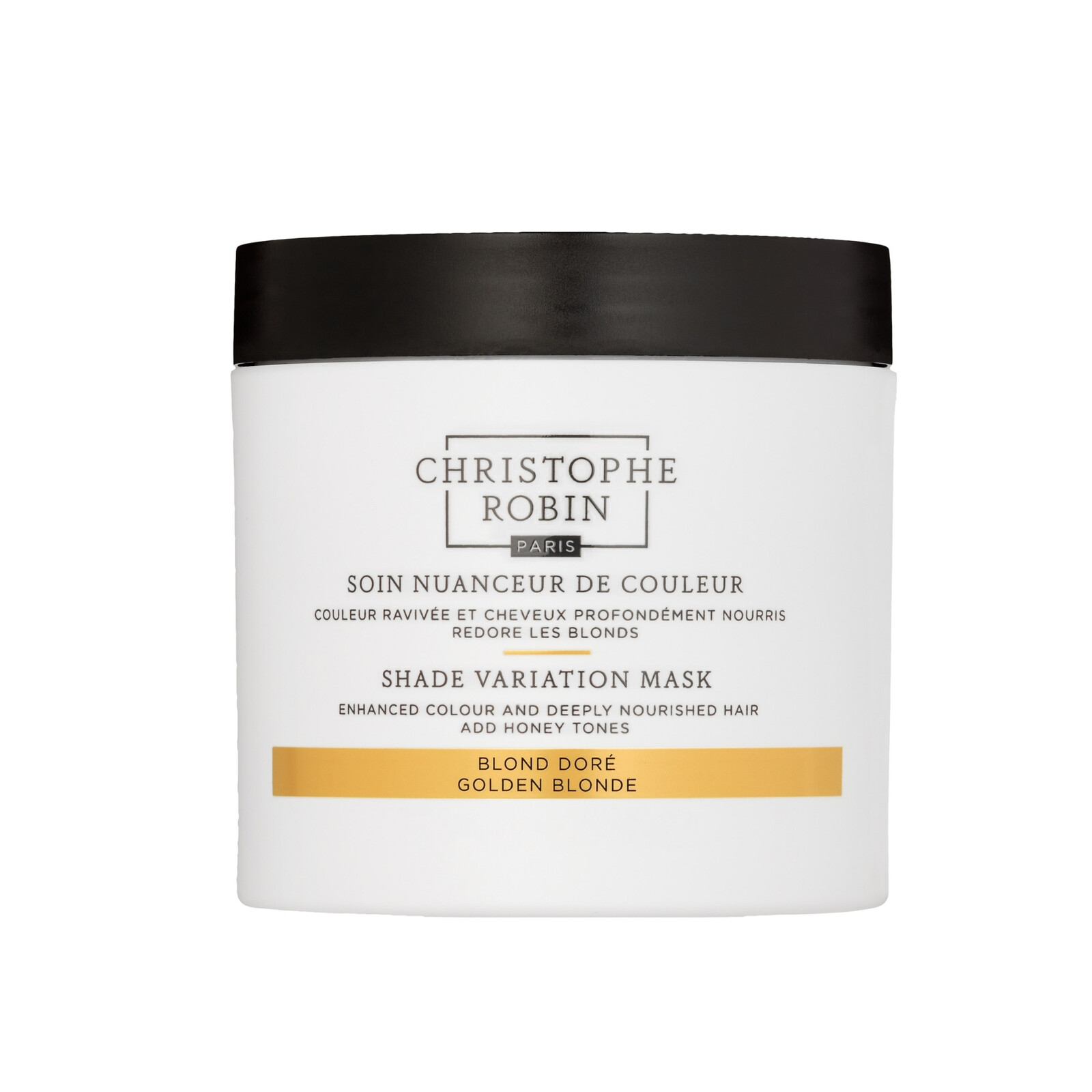 Christophe Robin Tónovacia maska na vlasy Shade variation Mask 250 ml Golden Blonde