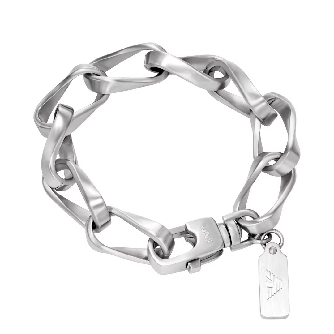 Emporio Armani Výrazný pánsky náramok z ocele EGS3302040