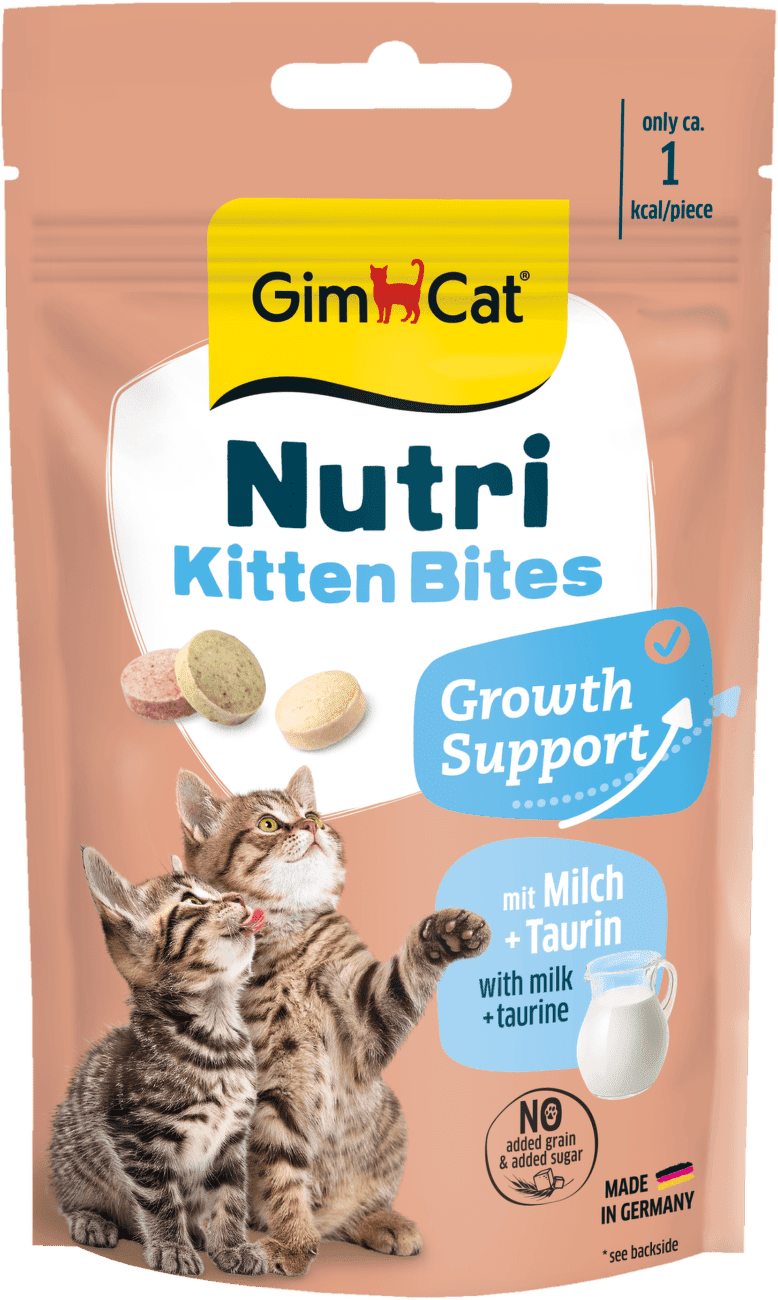 GimCat Nutri Kitten Bites s mliekom - 40 g
