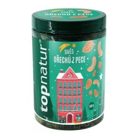 TOPNATUR Vianočná zmes orechov z pece 400 g