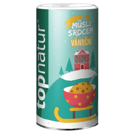 TOPNATUR Vianočné müsli srdcom perníkové 350 g