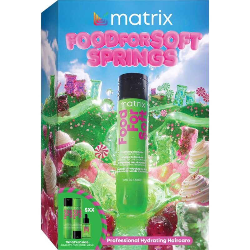 Matrix Food For Soft darčeková sada pre intenzívnu hydratáciu