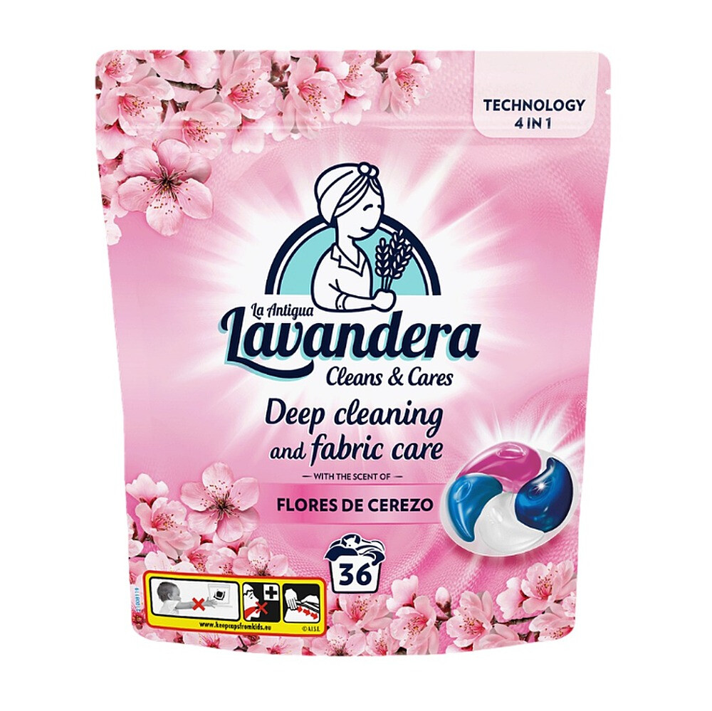 LAVANDERA Pracie kapsule Čerešňové kvety 36 ks