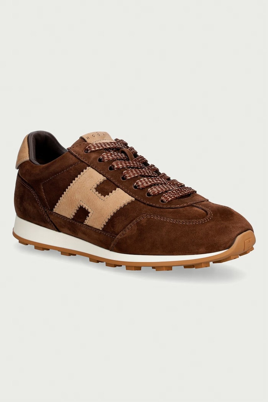 Hogan H727 Allacciato H sneakers dámske semišové