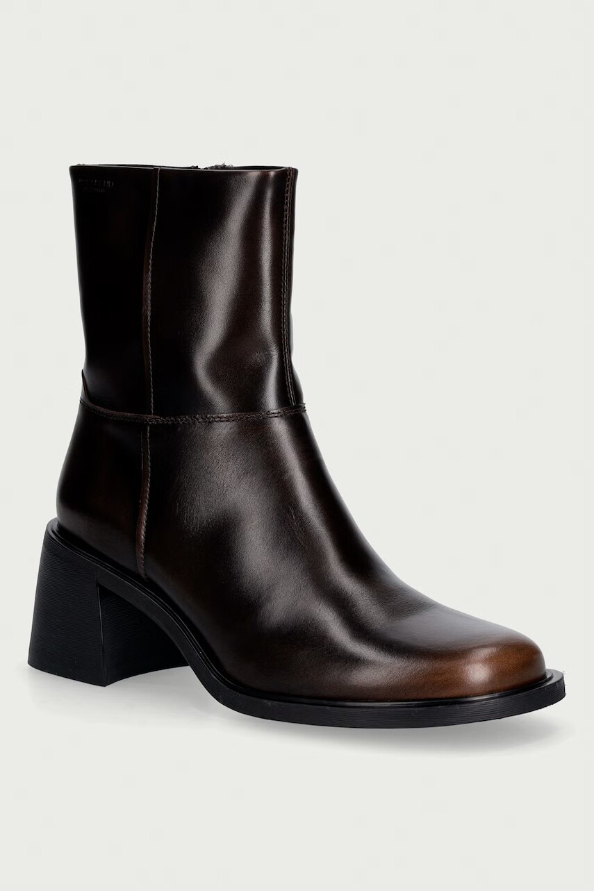 Vagabond Shoemakers členkové čižmy na podpätku dámske kožené VEGA