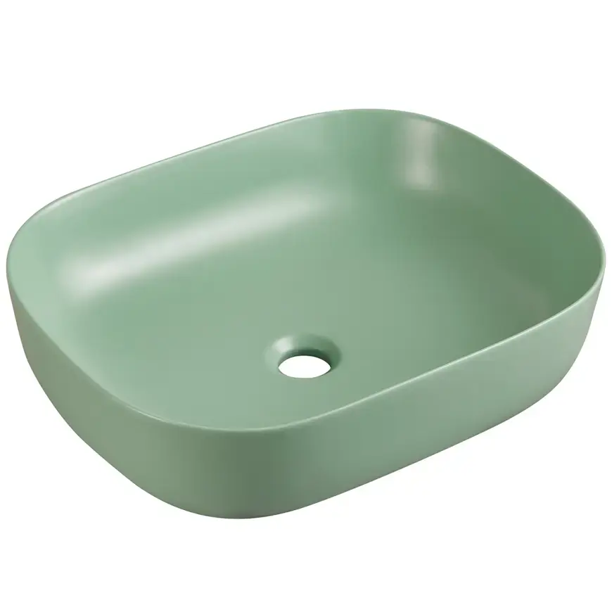 Umývadlo na dosku Larss green matt 49