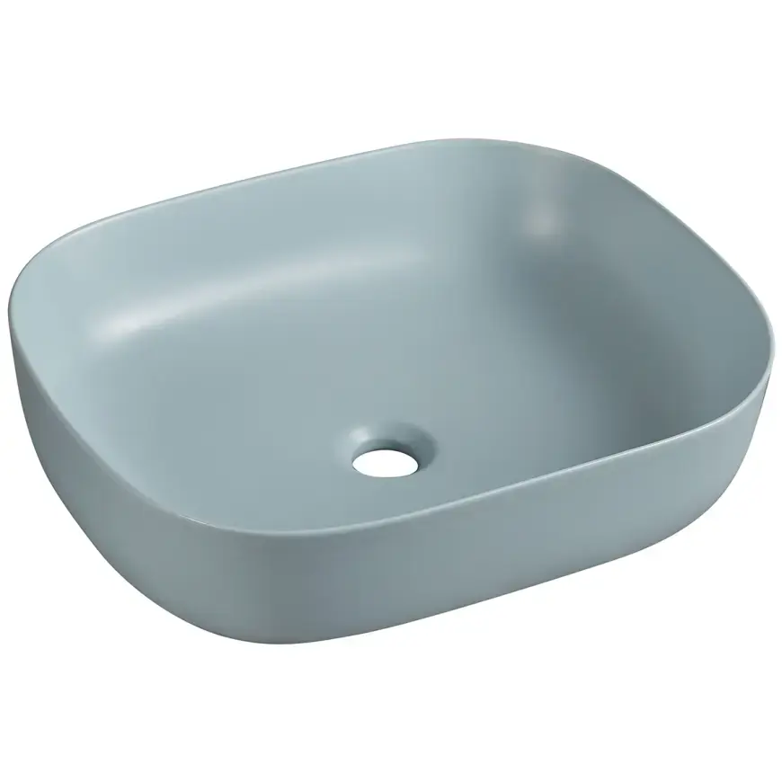 Umývadlo na dosku Larss light blue matt 49