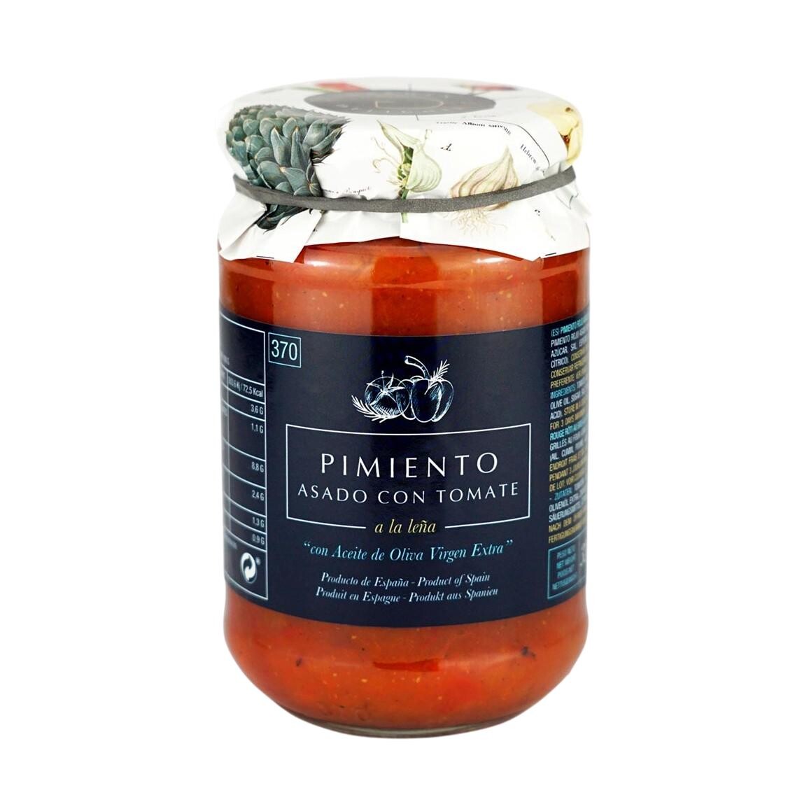Pečené červené papriky 330 g, s paradajkami, Garden Delights