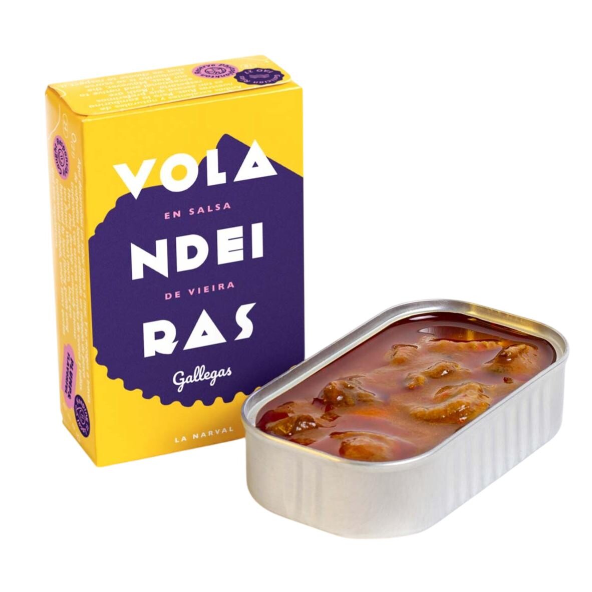 Galícijské hrebenatky 120 ml, v galícijskej omáčke, La Narval