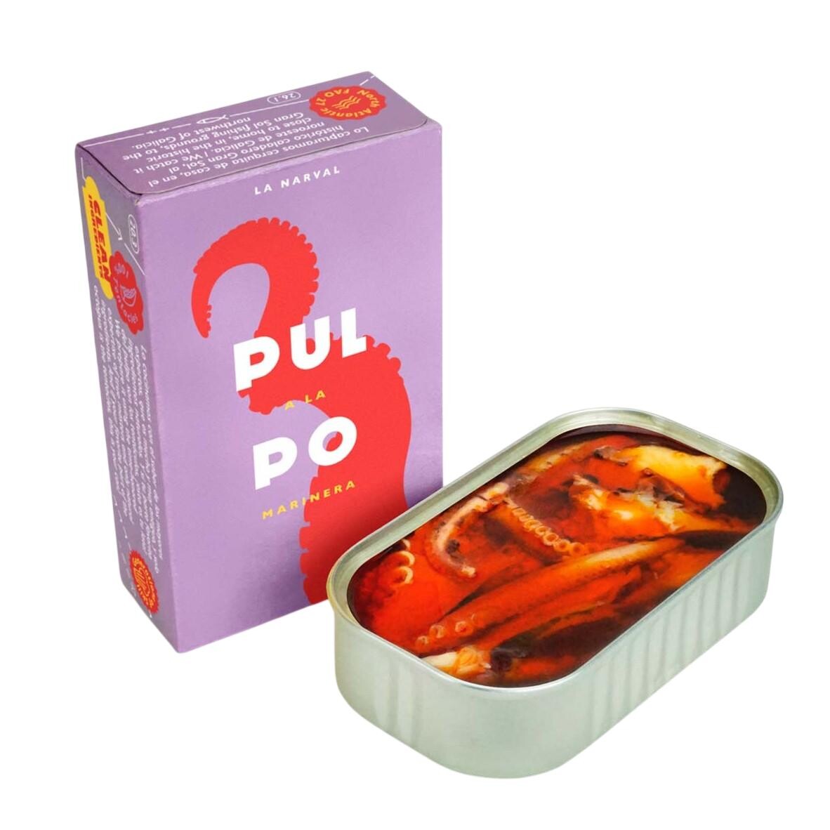 Chobotnica 120 ml, v omáčke marinera, La Narval