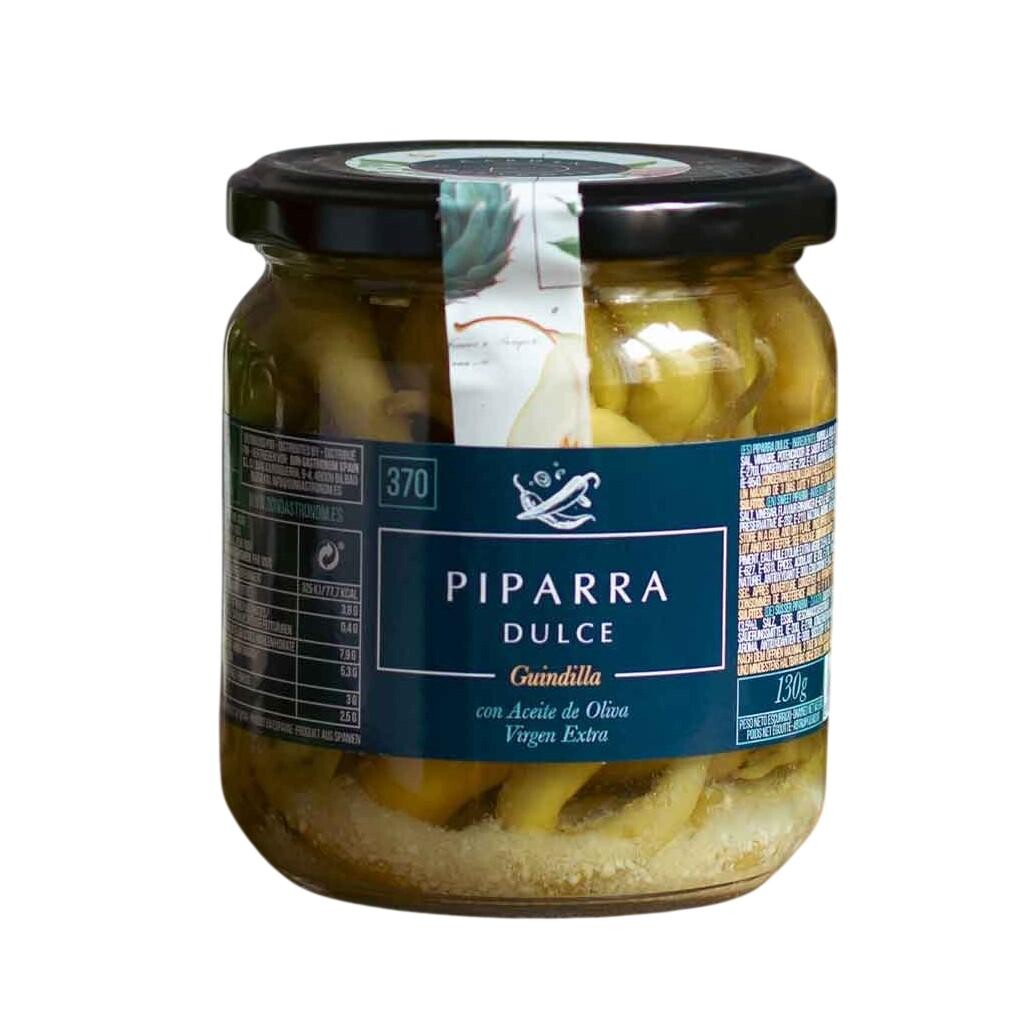 Piparra papričky 370 ml, sladké v extra panenskom olivovom oleji, Garden Delights
