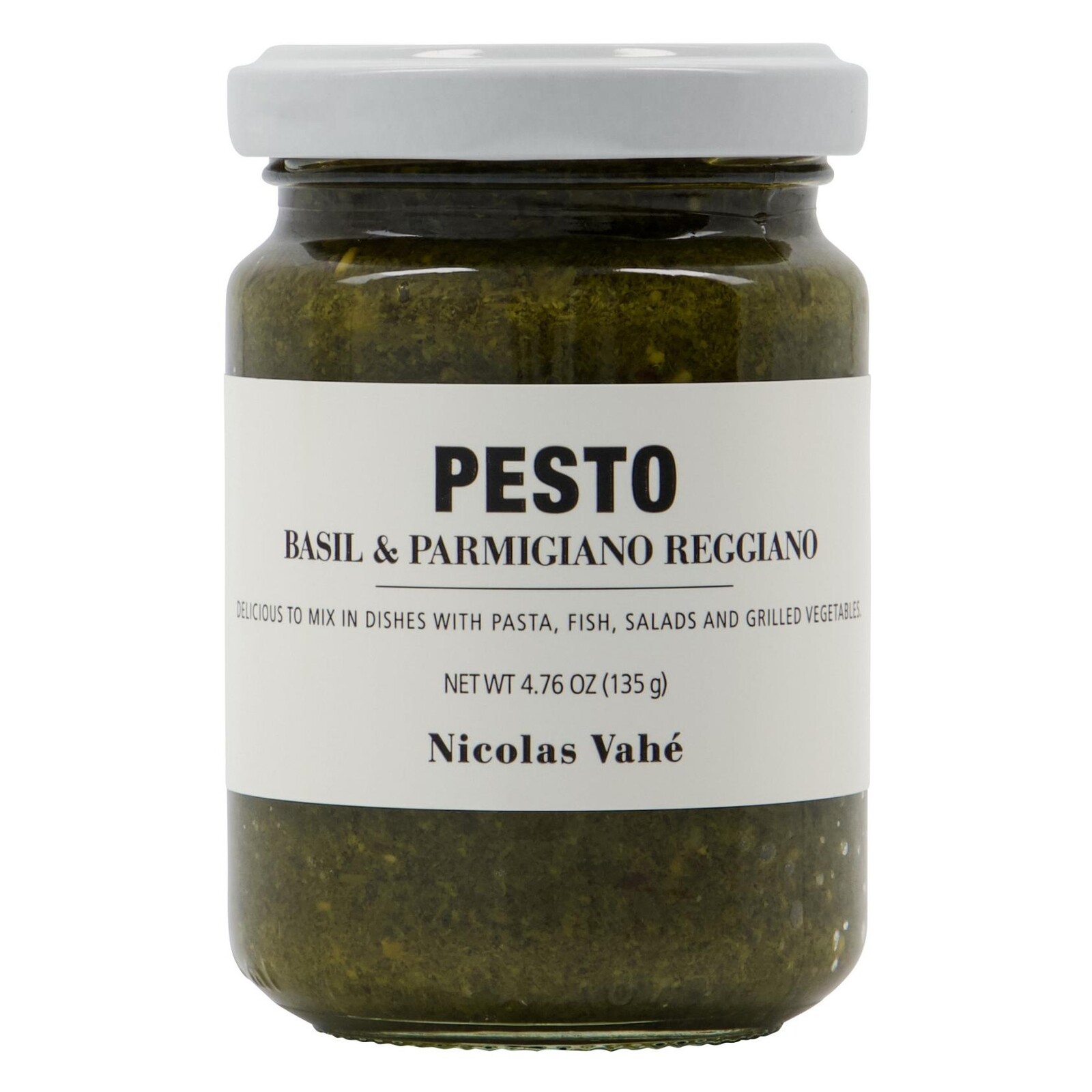 Bazalkové pesto 135 g, s parmazánom, Nicolas Vahé