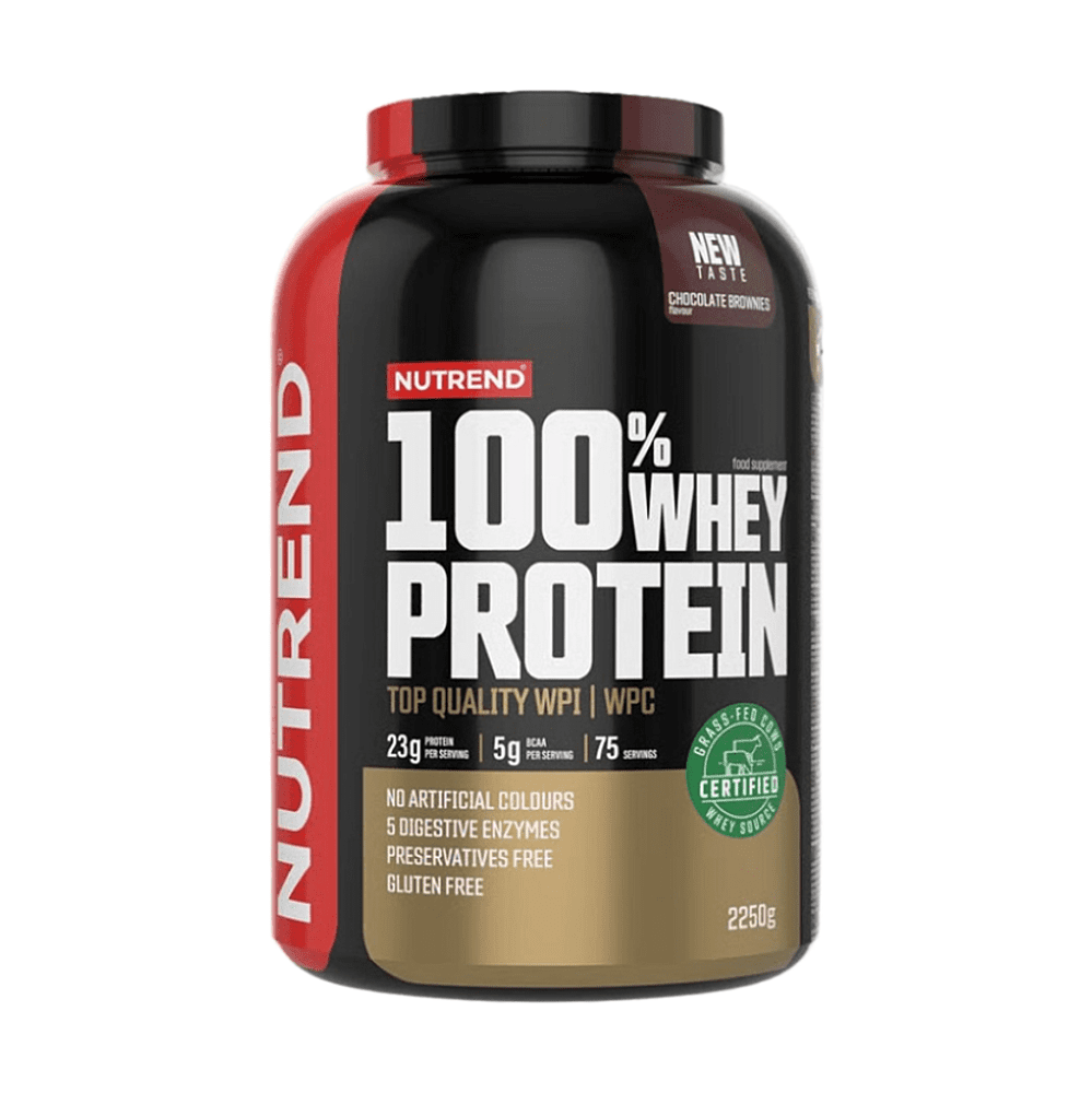 NUTREND 100% Whey proteín čokoládové brownies 2250 g