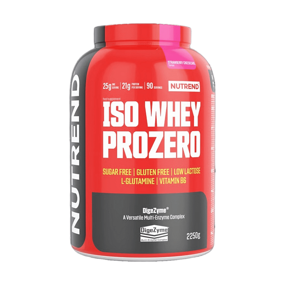 NUTREND Iso whey prezero jahodový cheesecake 2250 g