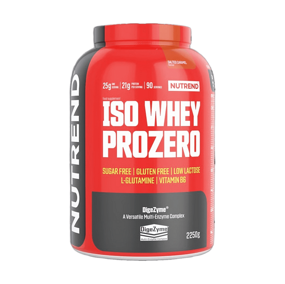 NUTREND Iso whey prezero slaný karamel 2250 g
