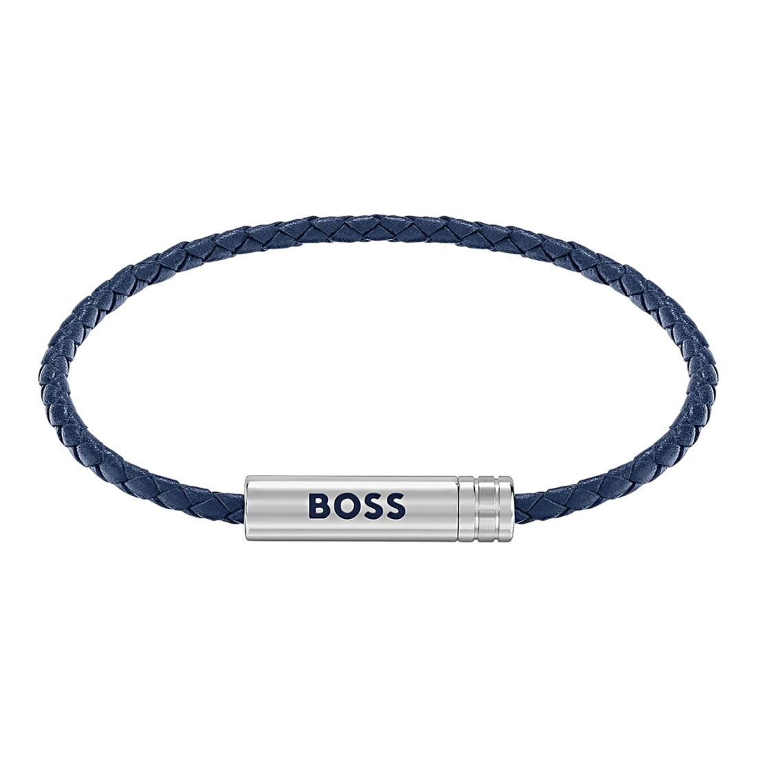 Hugo Boss Modrý kožený náramok Ares Air 1580874