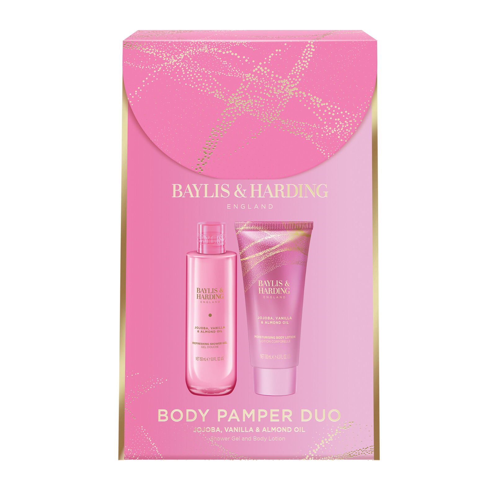 Baylis & Harding Darčeková sada duo produktov Jojoba, Vanilla & Almond Oil 2 ks