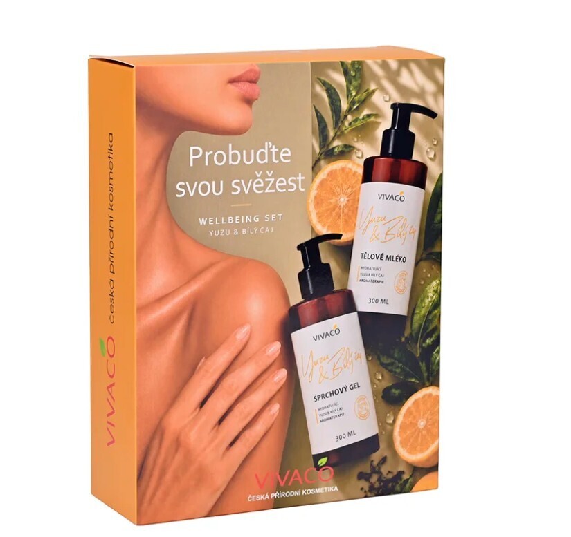 Vivaco Darčeková kazeta Yuzu a Biely čaj