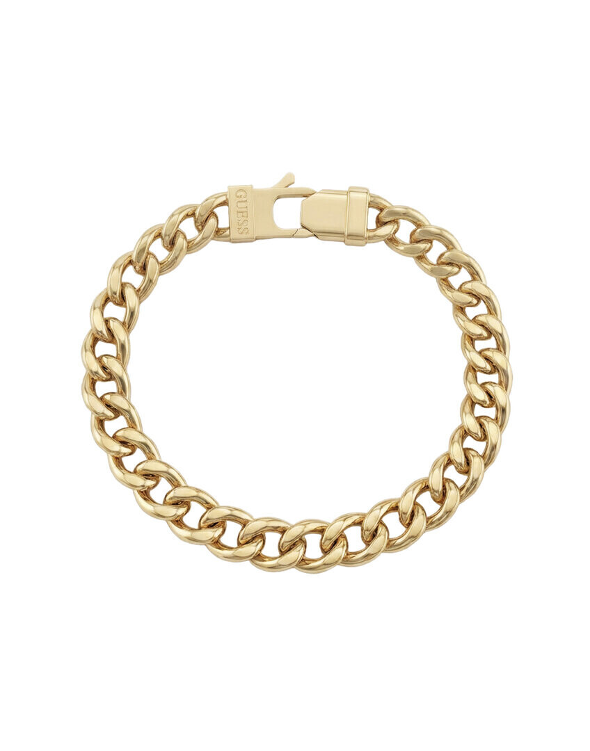 Guess Pozlátený pánsky náramok z ocele Lo Studio JUMB06104JWYG 19 cm