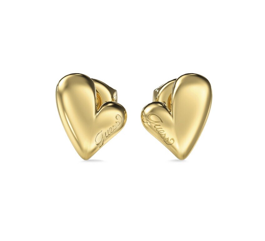 Guess Pozlátené srdiečka Golden Love JUBE06457JWYGT/U