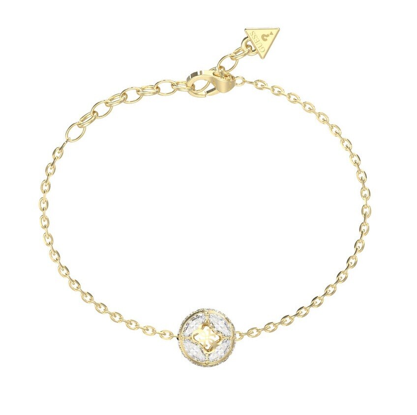 Guess Elegantný pozlátený náramok 4G Supreme JUBB06397JWYG 18,4 cm