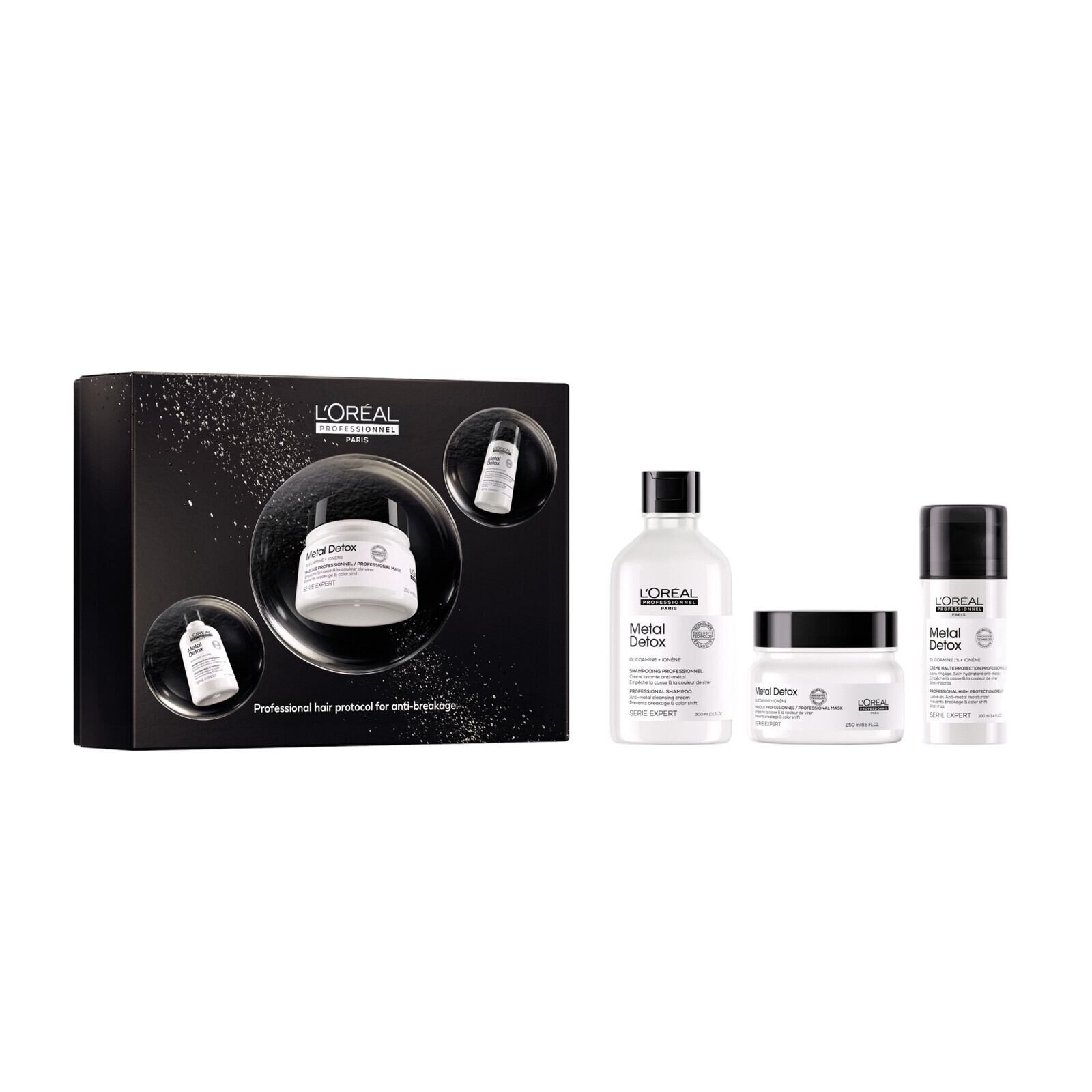 L'Oréal Professionnel Darčeková sada Metal Detox Trio