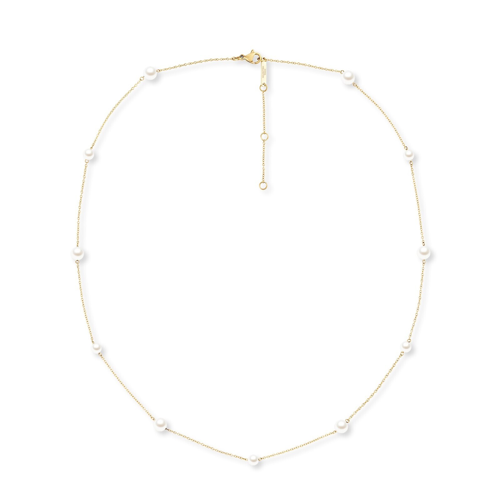 Daniel Wellington Perlový náhrdelník s perlami Swarovski Pearl Step DW00402113