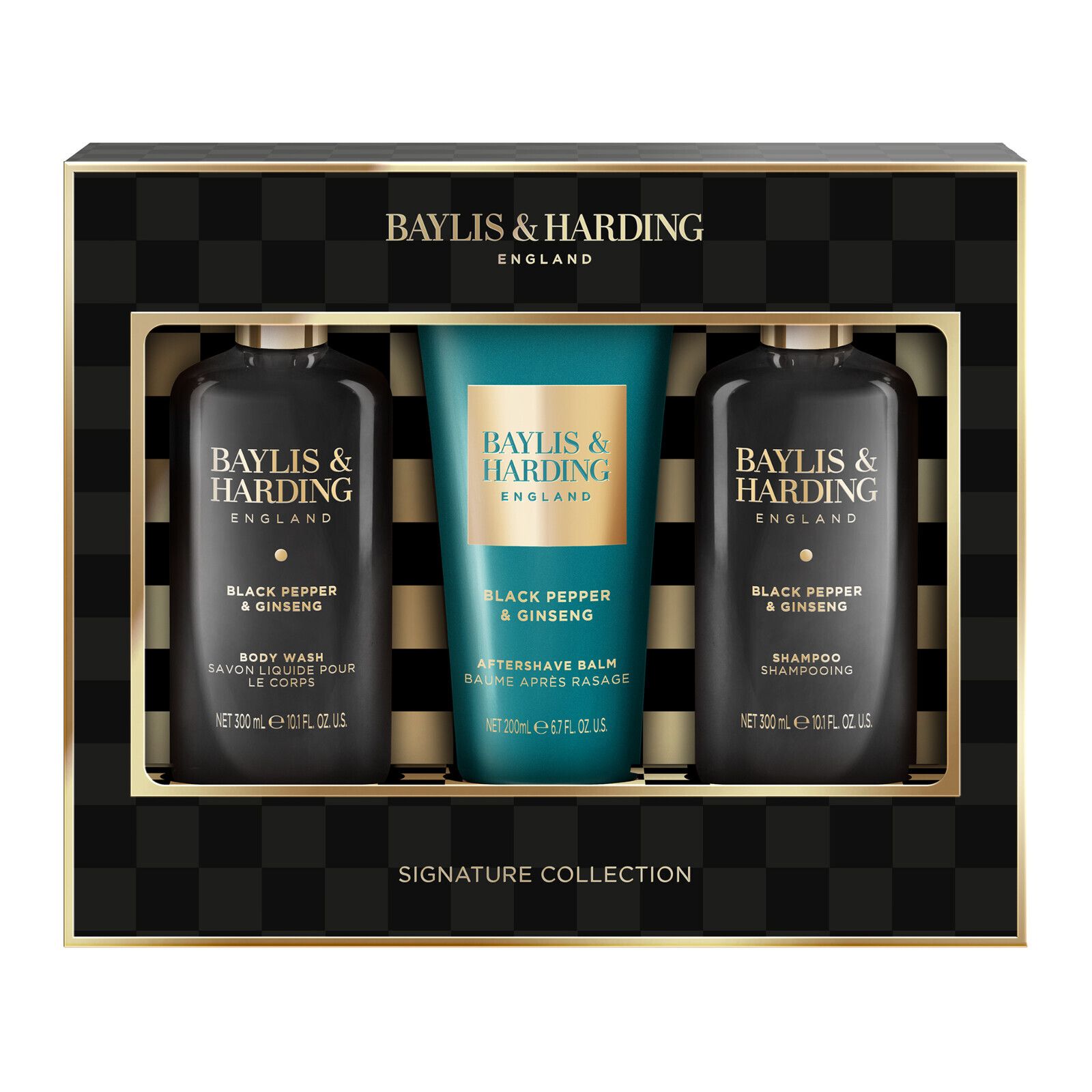 Baylis & Harding Darčeková sada starostlivosti o telo Black Pepper & Ginseng 3 ks