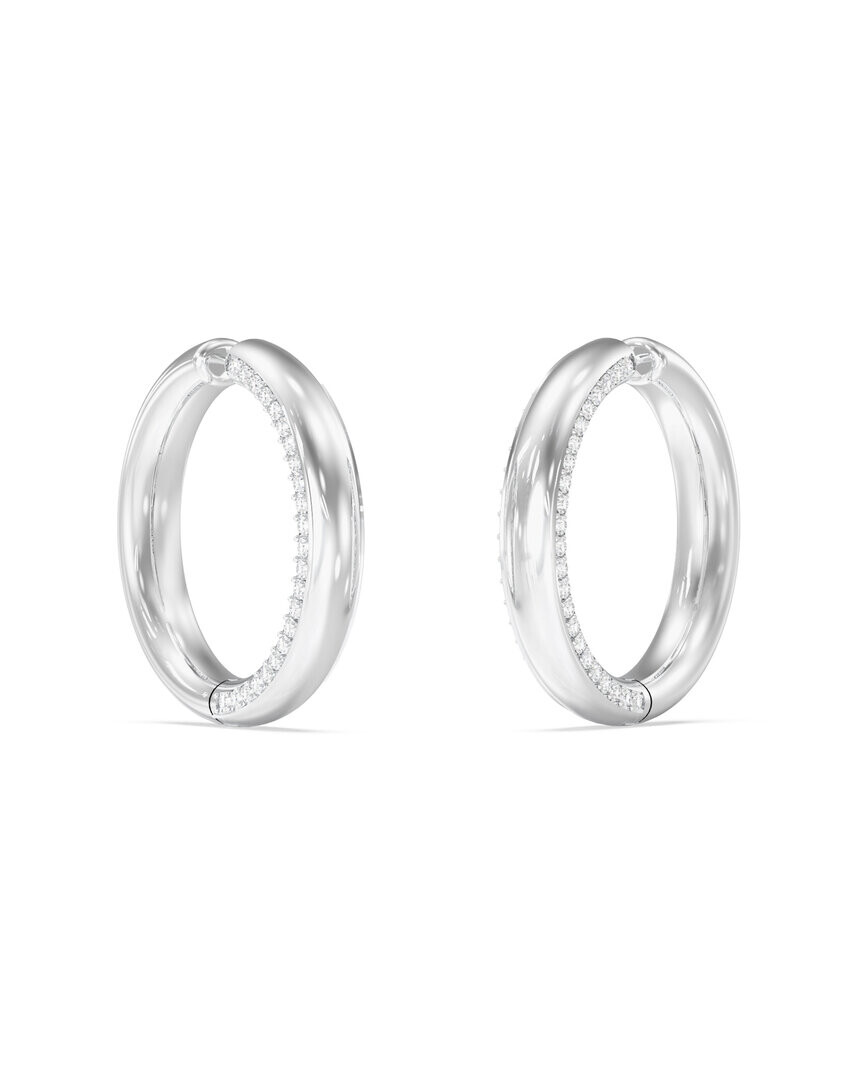 Guess Oceľové kruhy s kryštálmi Madison JUBE06427JWRHT/U