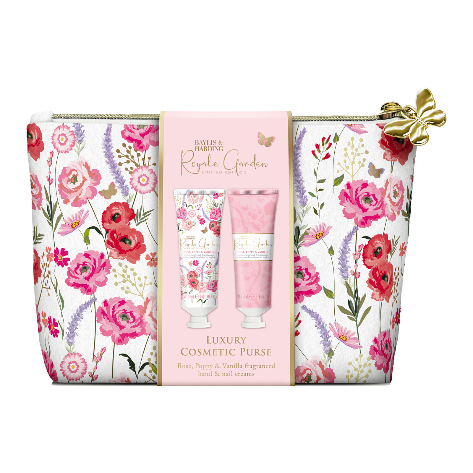Baylis & Harding Baylis & Harding Sada starostlivosti o ruky v taštičke - Royale Garden, 2 ks