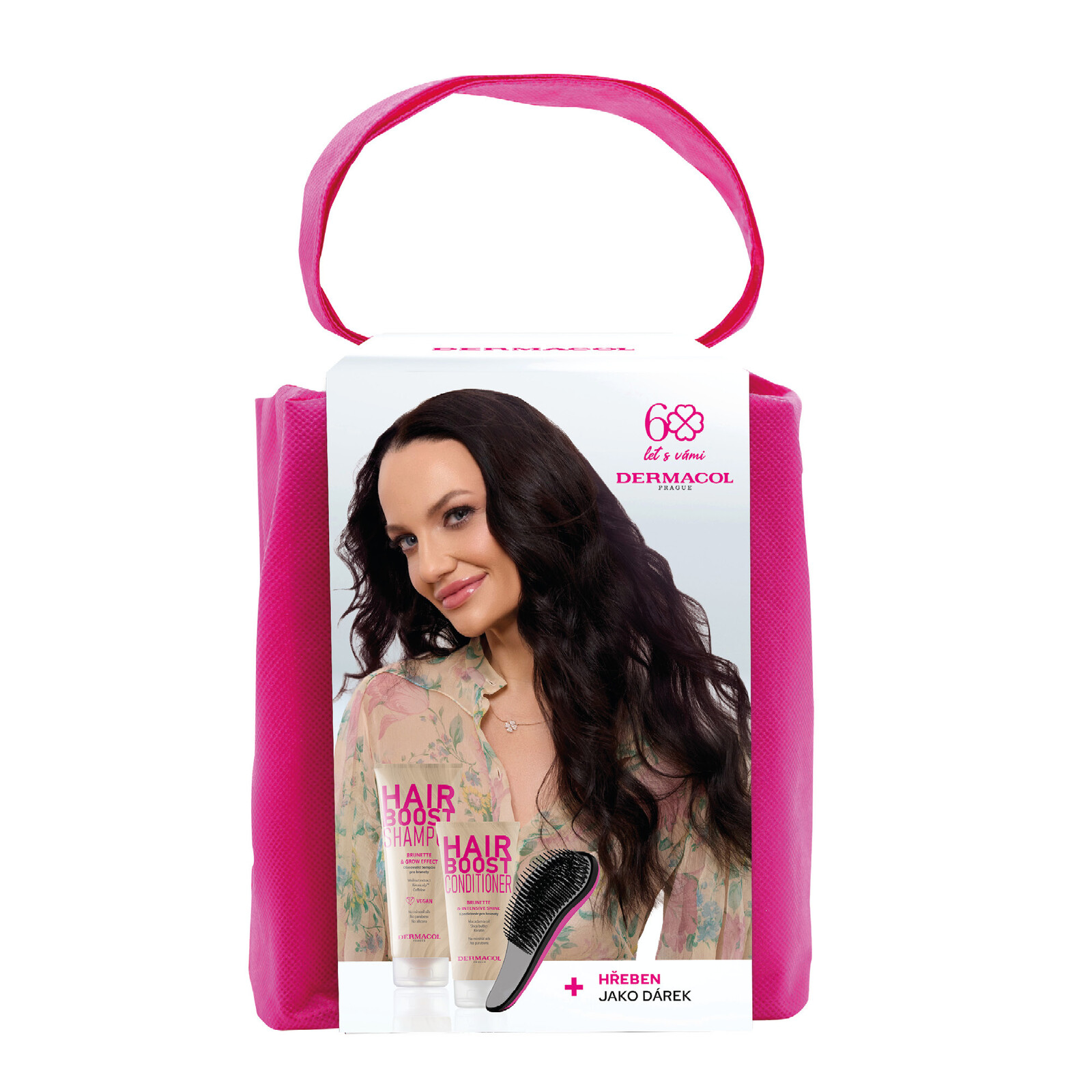 Dermacol Darčeková sada Hair Boost Brunette