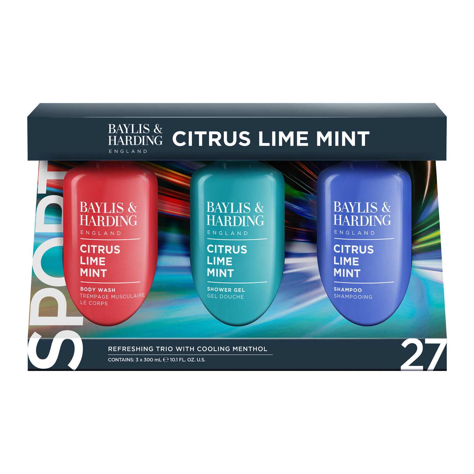 Baylis & Harding Darčeková sada starostlivosti o telo a vlasy Citrus, Lime & Mint 3 ks