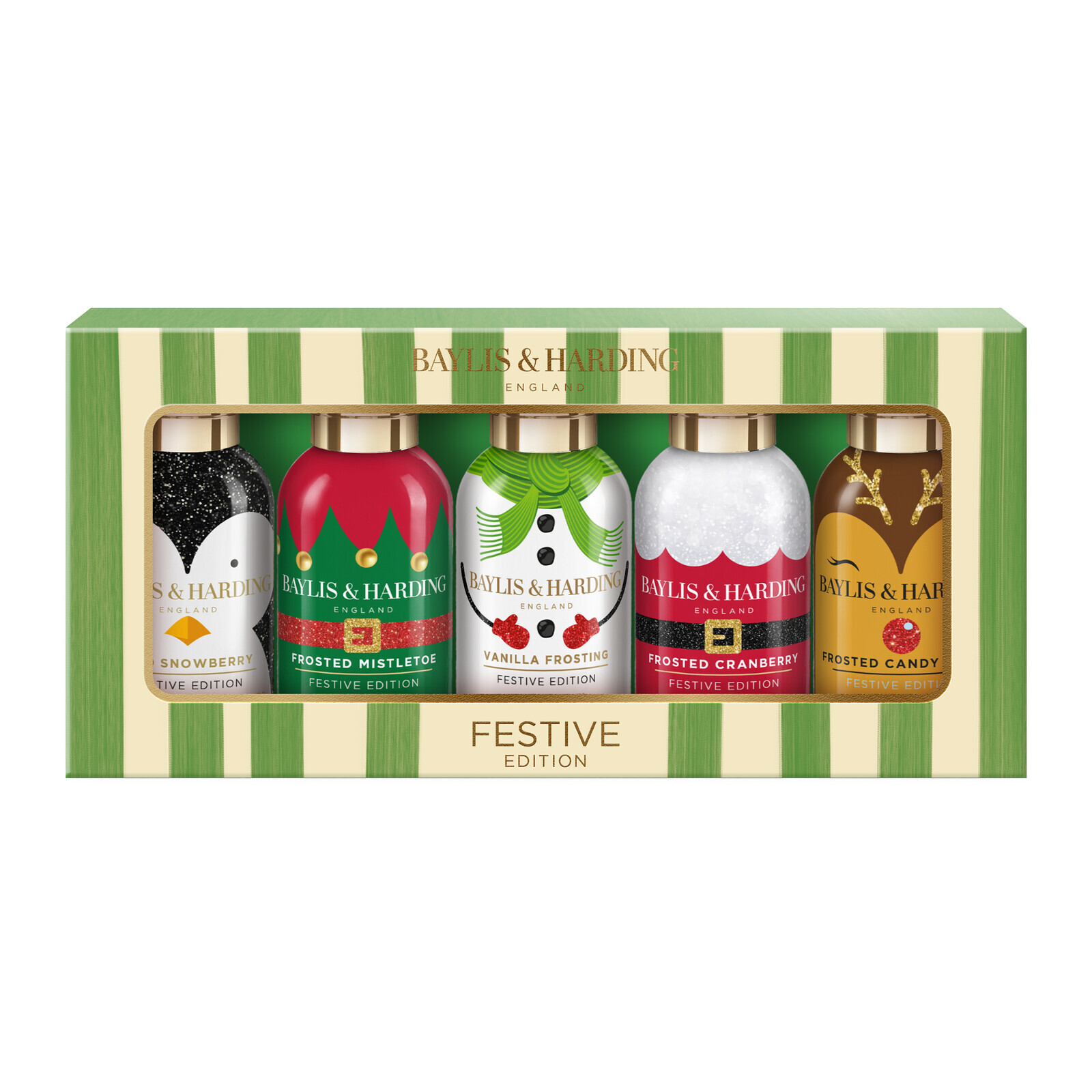 Baylis & Harding Darčeková mini sada starostlivosti o telo Festive Friends 5 ks