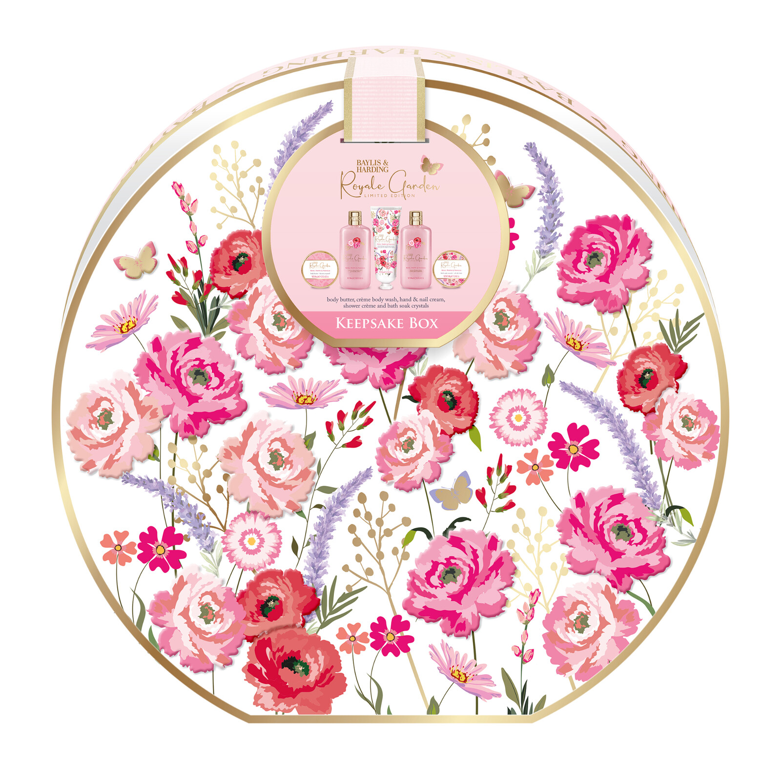 Baylis & Harding Baylis & Harding Sada starostlivosti o telo v darčekovom boxe - Royale Garden, 5ks