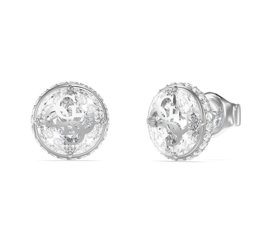 Guess Trblietavé oceľové kôstky 4G Supreme JUBE06395JWRHT/U