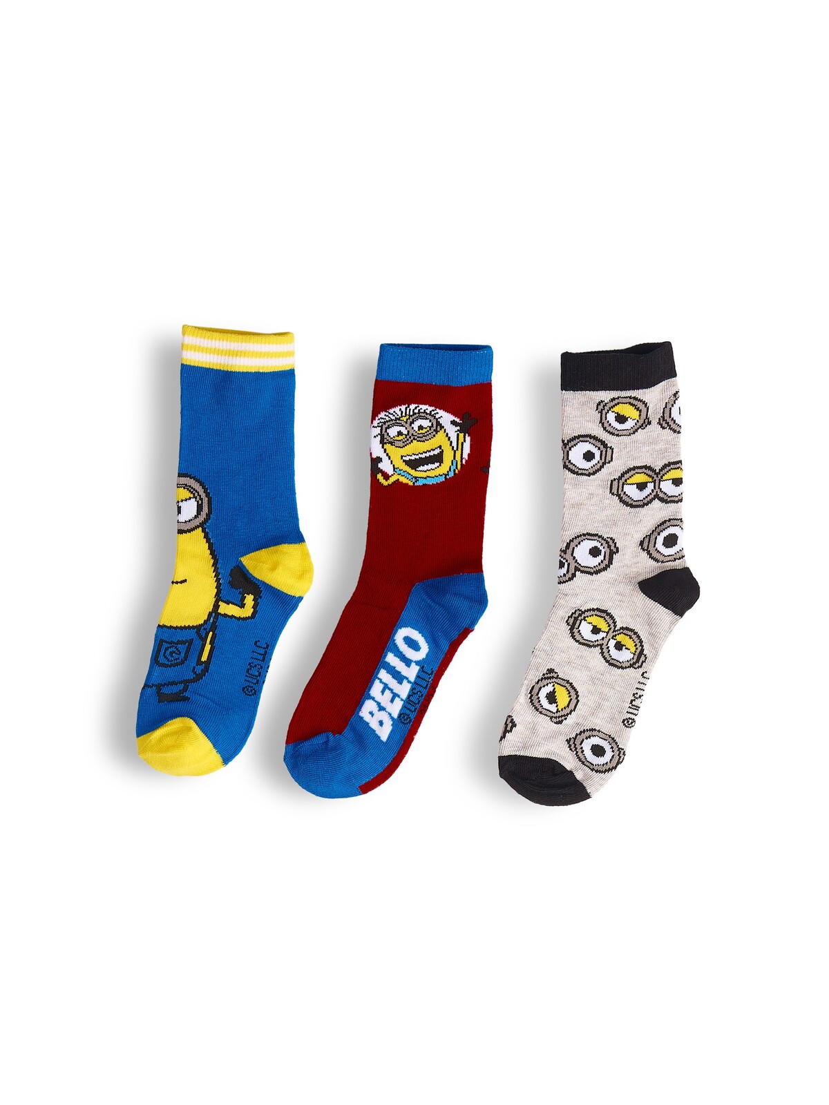 GATE Balenie 3 párov ponožiek Minions
