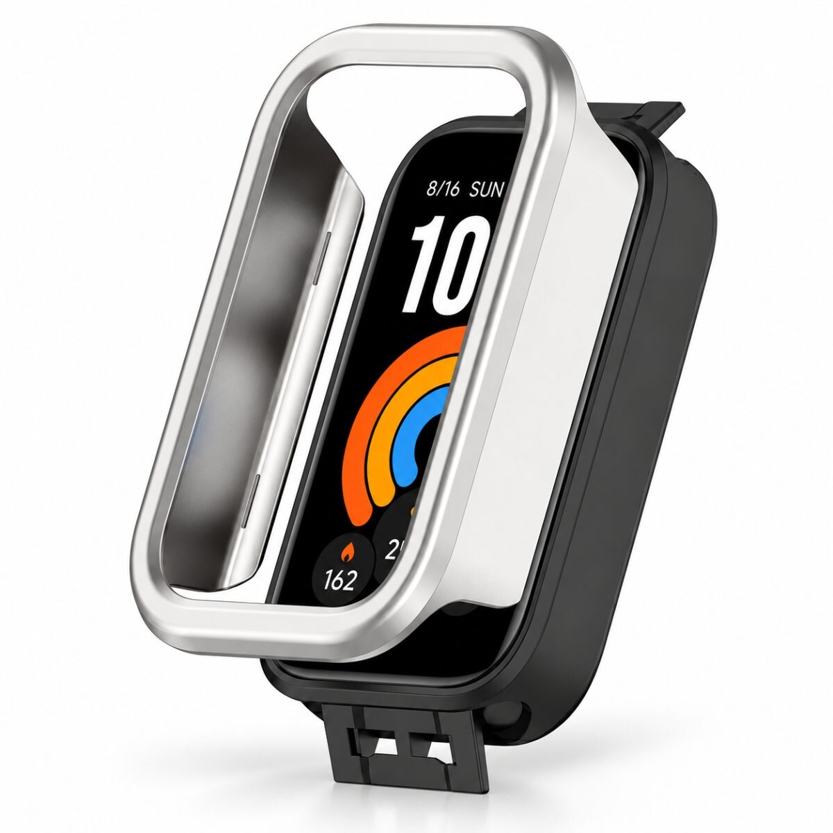 Ochranný rámeček pro Xiaomi Smart Band 11 Active - Stříbrný