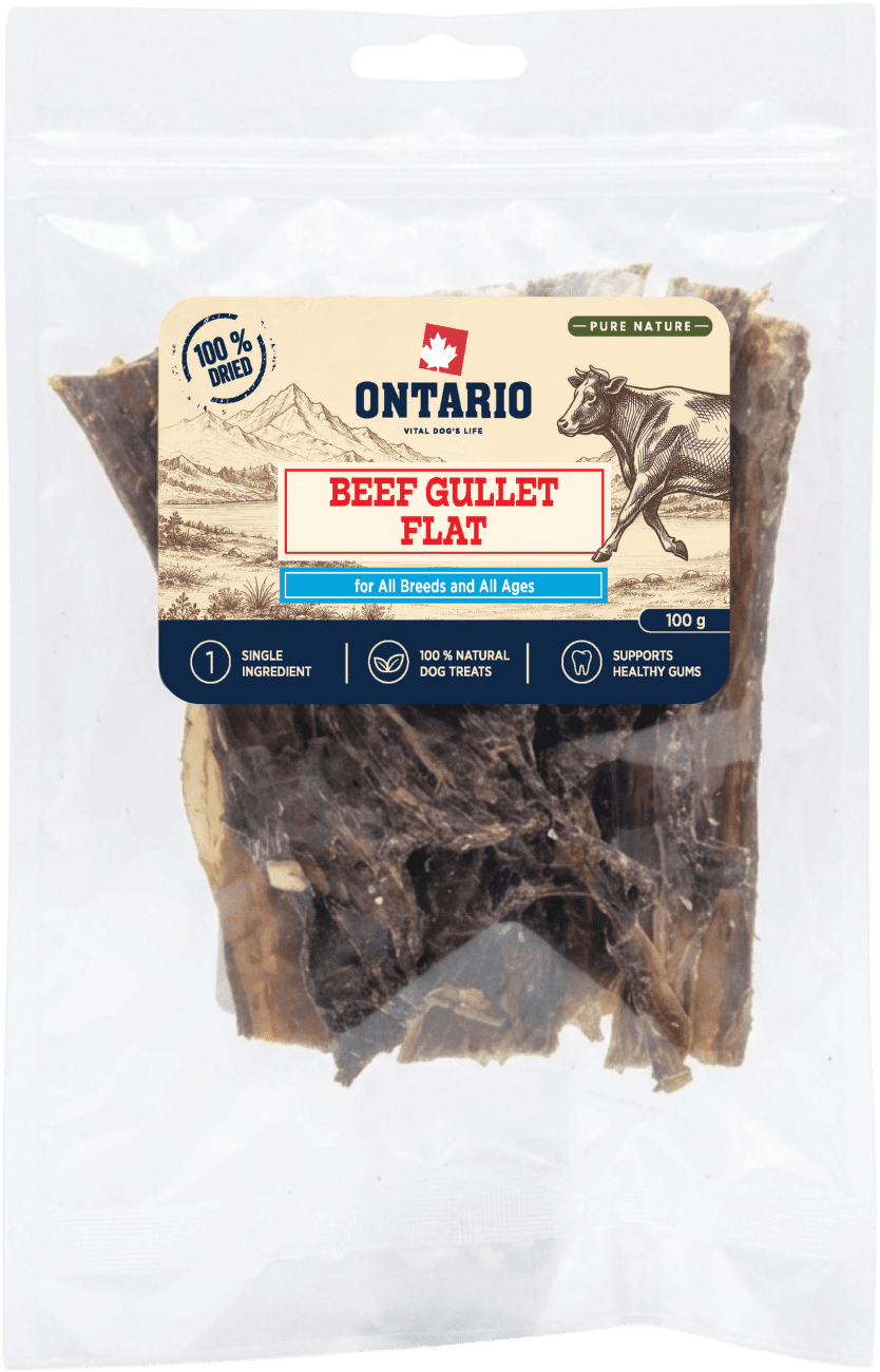 Sušený hovädzí pažerák Ontario Pure Nature plochý 100 g