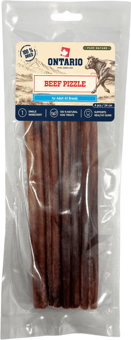 Sušený hovädzí penis Ontario Pure Nature 4 ks 24 cm