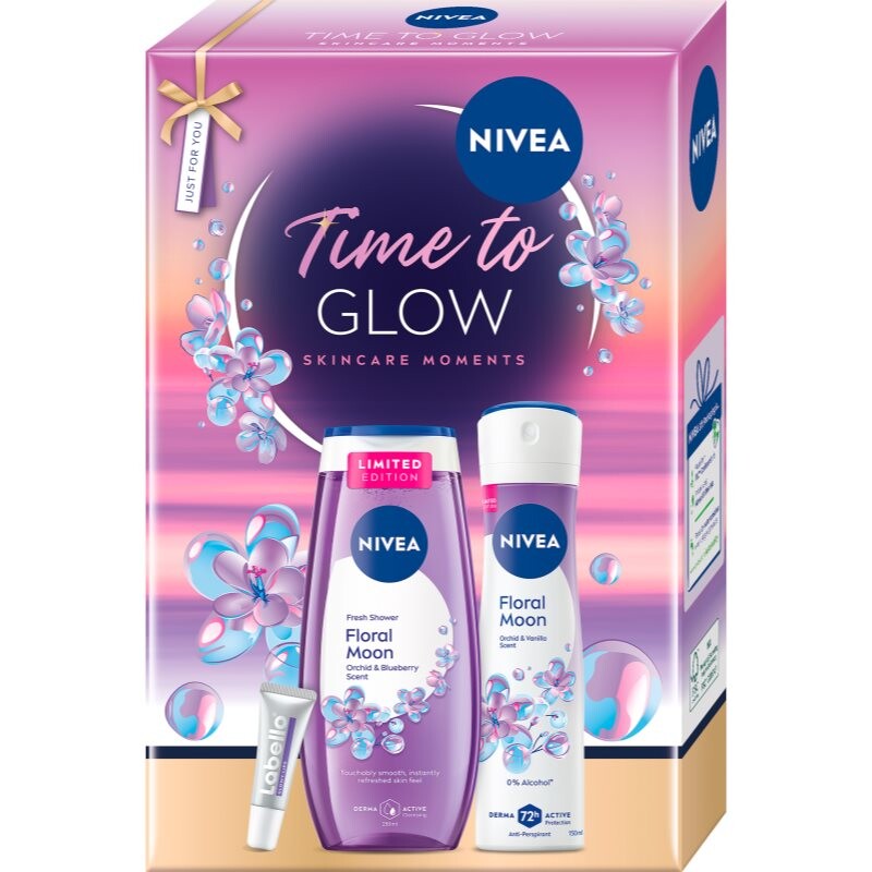 NIVEA Time to Glow darčeková sada pre rozjasnenie a hydratáciu