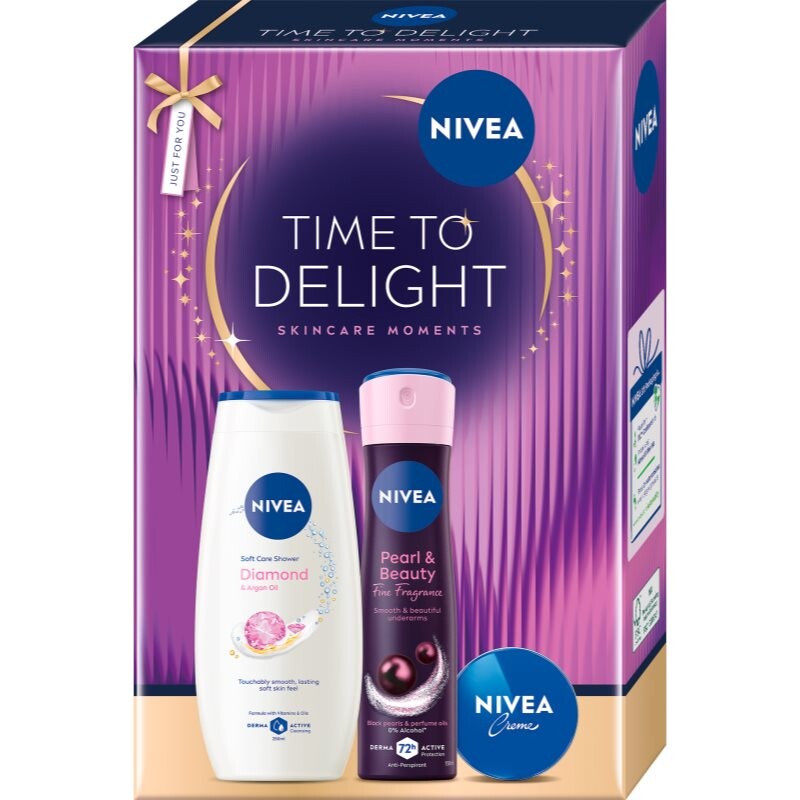NIVEA Time to Delight darčeková sada na telo