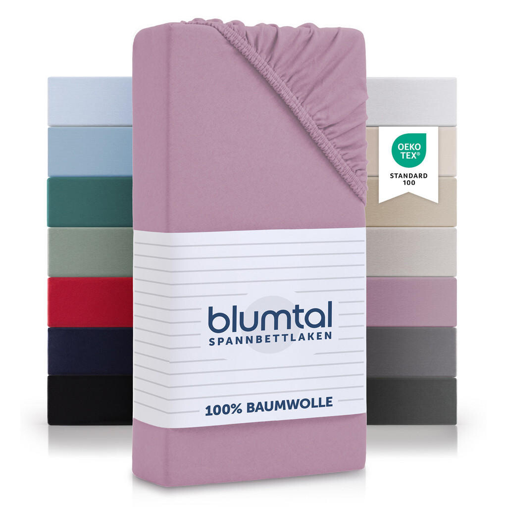 Blumtal NAPÍNACÍ PROSTĚRADLO 80/180 cm, mauve (slézová)