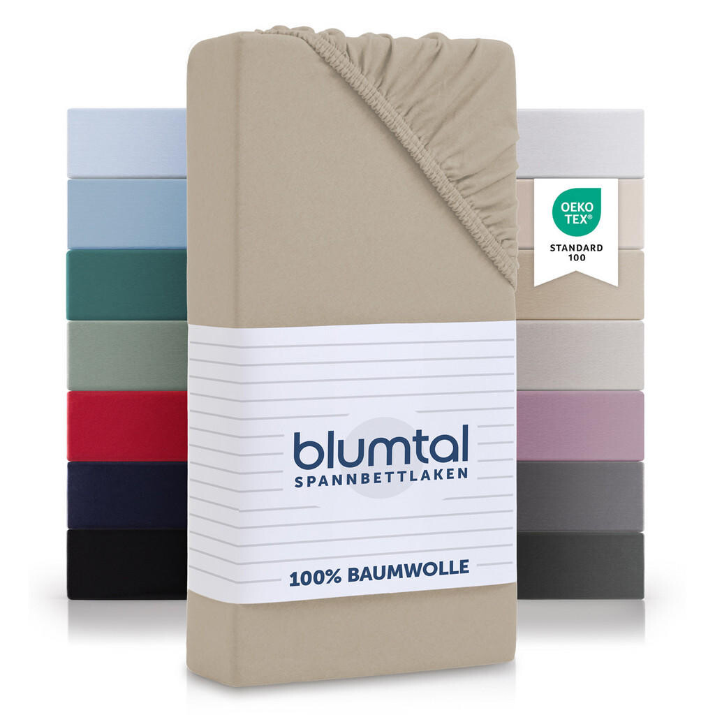 Blumtal NAPÍNACÍ PROSTĚRADLO 200/200 cm, taupe