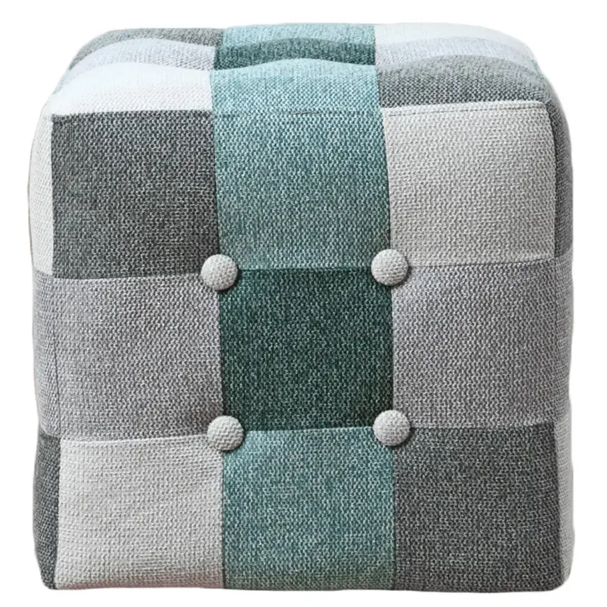 Taburetka Maddie mätový patchwork
