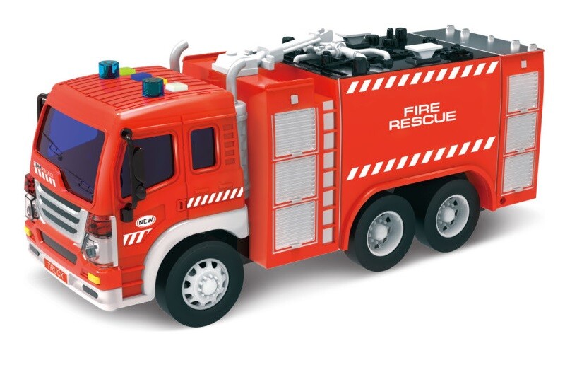 Auto hasičské so striekačkou a efektmi 28cm