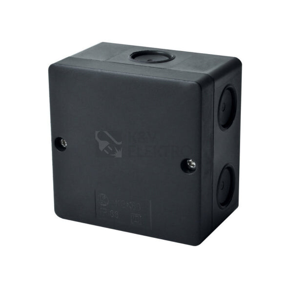Krabica na povrch KOPOS KSK 80_FA 81x81x34mm krytie IP66 čierna