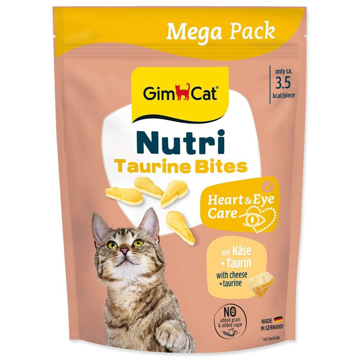 Pochoutka GimCat Nutri Taurine Bites s tvarohem 425g