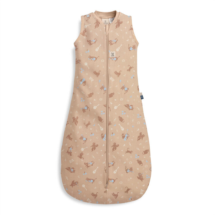 ERGOPOUCH Vak na spanie organická bavlna Jersey Melody 8-24m, 8-14kg, 1,0tog