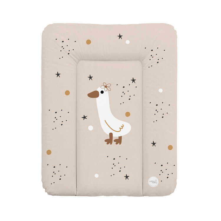 CEBA BABY Podložka prebaľovacia mäkká malá (50x70) Basic Star Duck