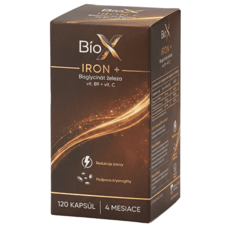BIOX Iron+ železo 120 kapsúl